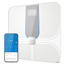 RENPHO ELIS ASPIRE C - SMART WIFI BODY SCALE - ITO - 3AAA - 11X11X1IN/28X28X2.5CM &ndash; WHITE PT (Espera 4 dias)